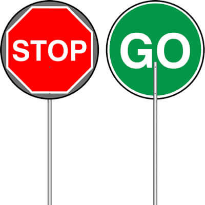 STOP & GO SIGNS